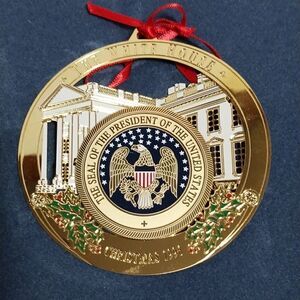 8 Boxes of Christmas Tree Ornaments From the White House.